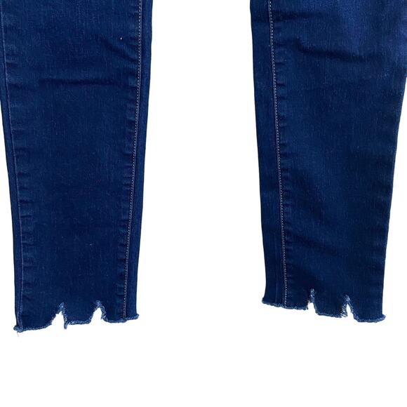 Joe's Jeans Juniors Size 16 Raw Hem Skinny Jeans Dark Wash‎ Classic Casual - Picture 4 of 11